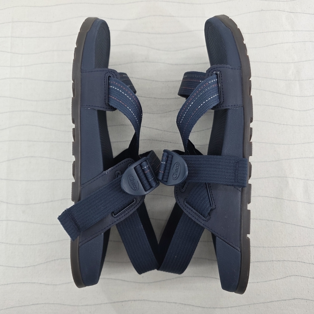 Chaco Mens Lowdown Navy Blue Outdoor Hiking Sandals Shoes JCH107273 Size 11 - Picture 8 of 10